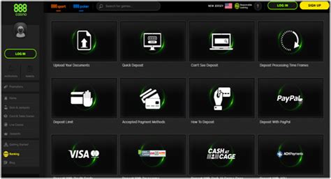 888 poker deposit methods